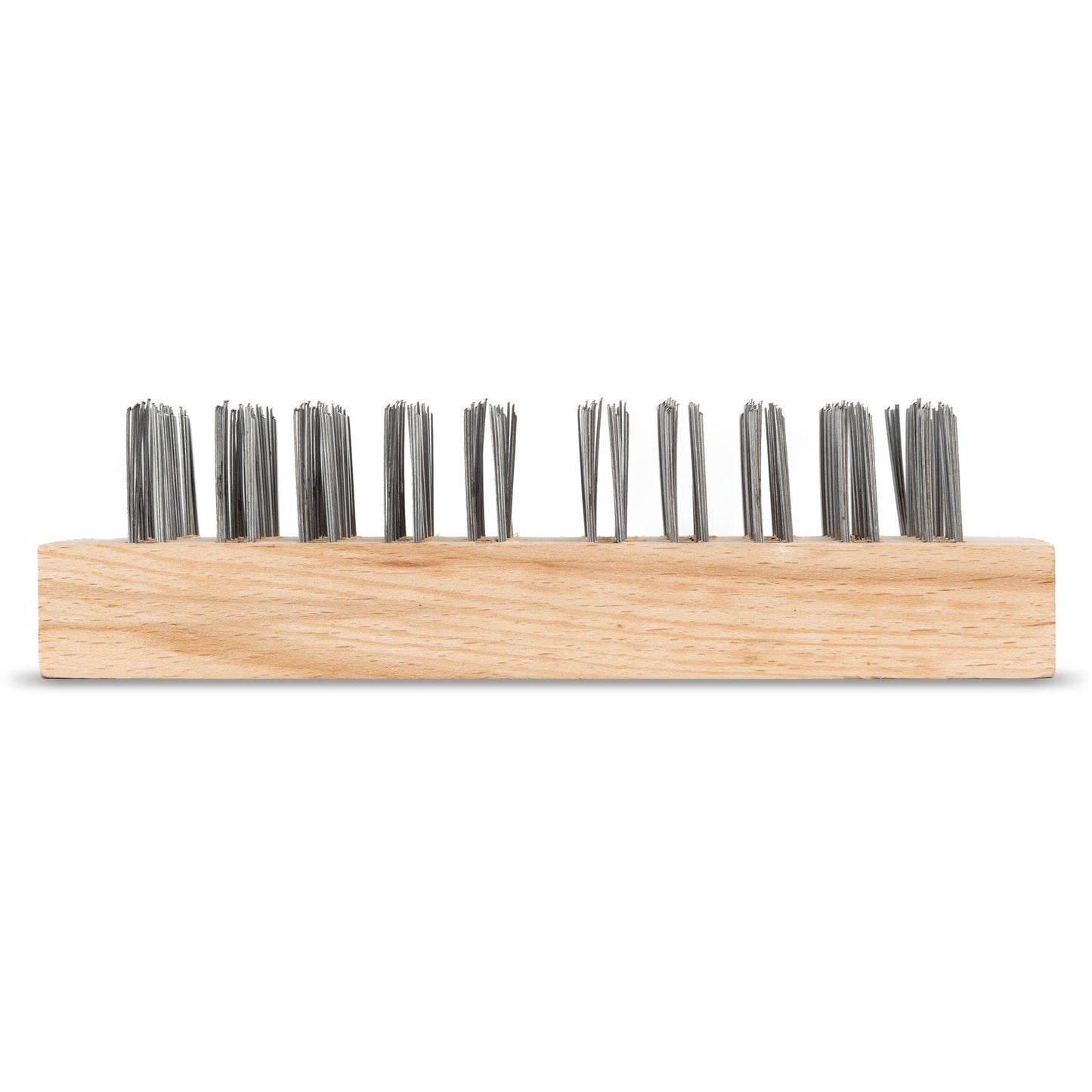 Carlisle 4578100 7-3/4" x 2-5/8" Tan Brush with Steel Bristles