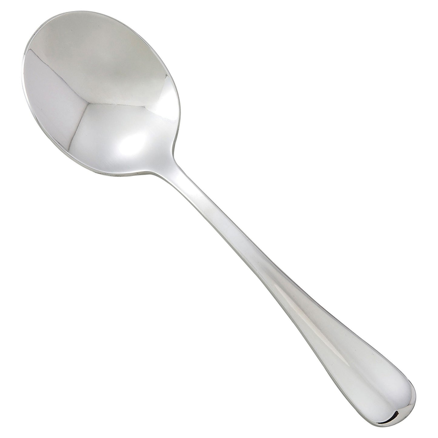 Winco 0034-04 Stanford Bouillon Spoon, 18/8 Extra Heavyweight
