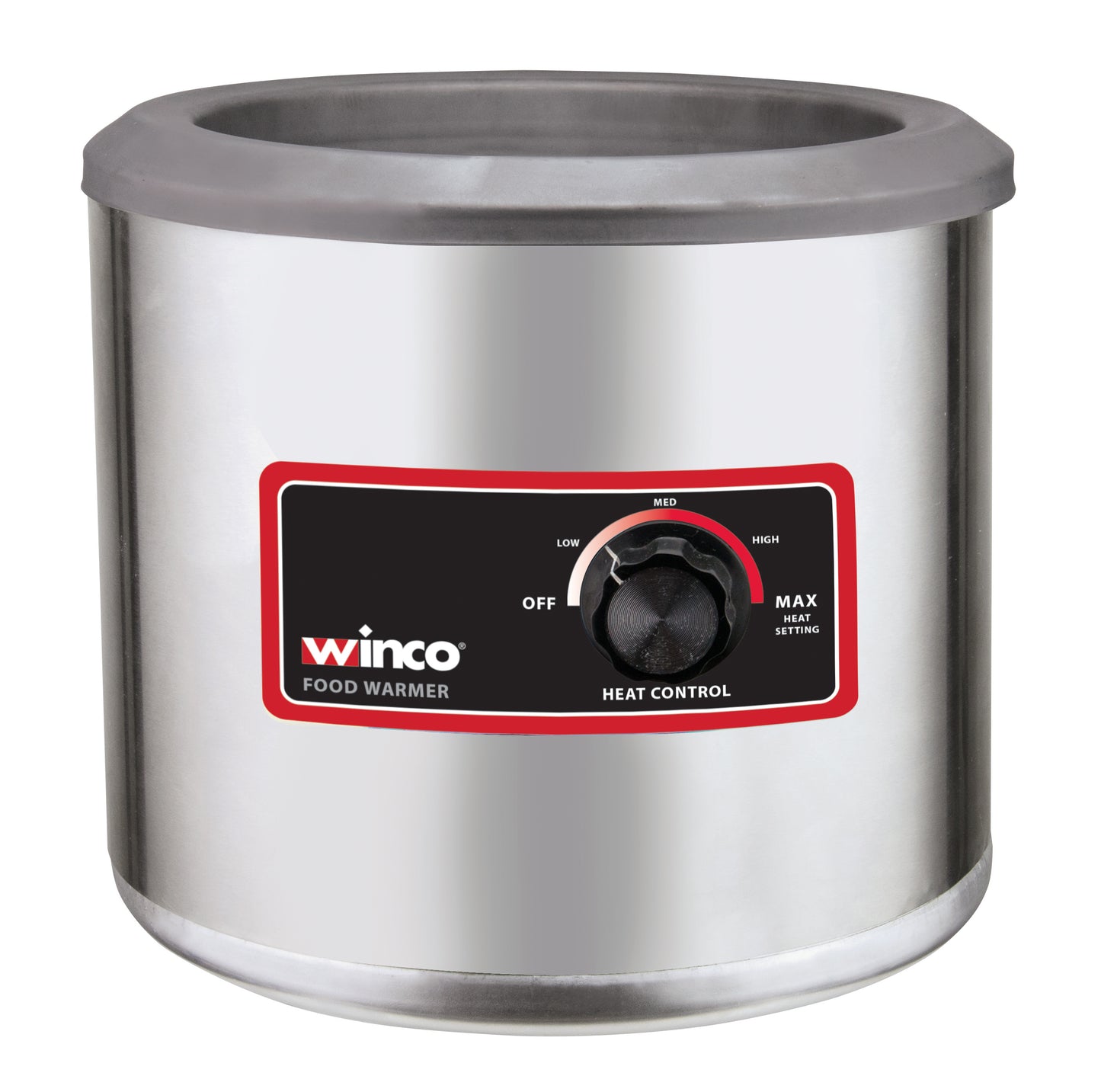 Winco FW-7R250 7 Qt. Round Food Warmer