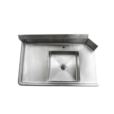 Thorinox TSDT-3072-L 30" x 72" Soiled Dish Table - Left - Stainless Steel Basket Included
