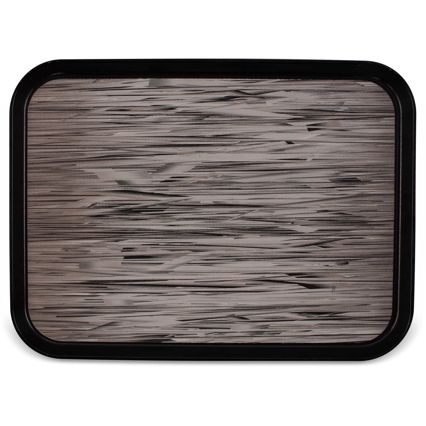 Carlisle DXSMC1520NSQ03 15" x 20" Black Glasteel Quarry Non-Skid Tray