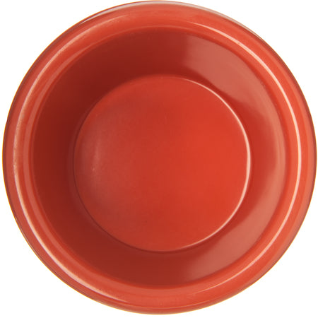Carlisle S28352 4 oz Sunset Orange Melamine Smooth Ramekin