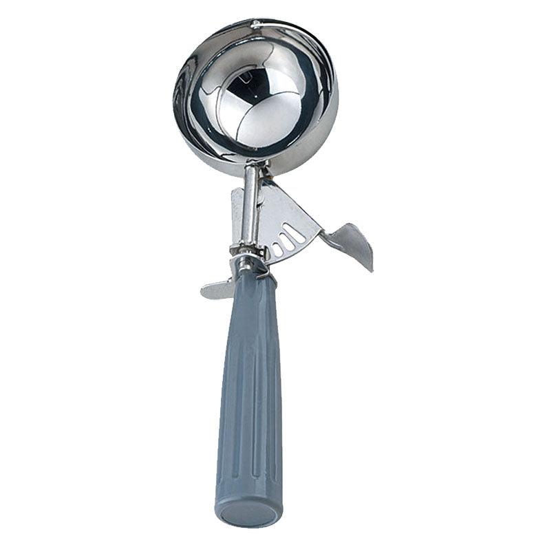 Omcan 34841 4 oz Ice Cream Disher with Grey Plastic Handle (Size 8)