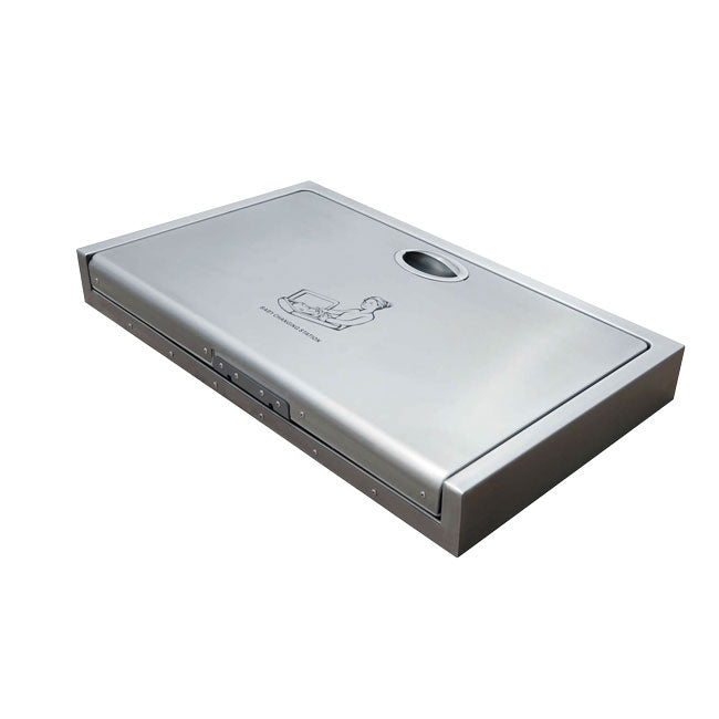 Omcan 44558 Baby Changing Station - Stainless Steel Cover + High-Density Polyethylene