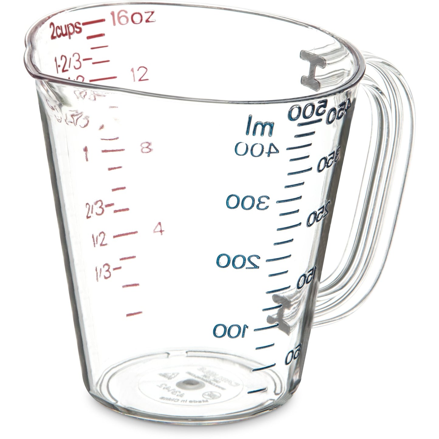 Carlisle 4314207 1 pt Clear Polycarbonate Commercial Measuring Cup