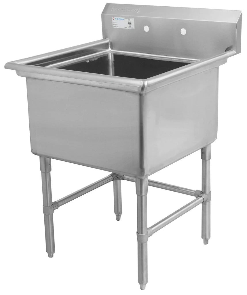 Thorinox TSS-2424-0 Single Sink with No Drainboard