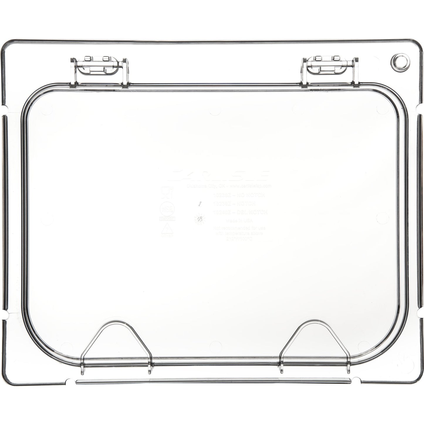 Carlisle CM10238Z07 1/2 Size Clear Coldmaster EZ Access Lid