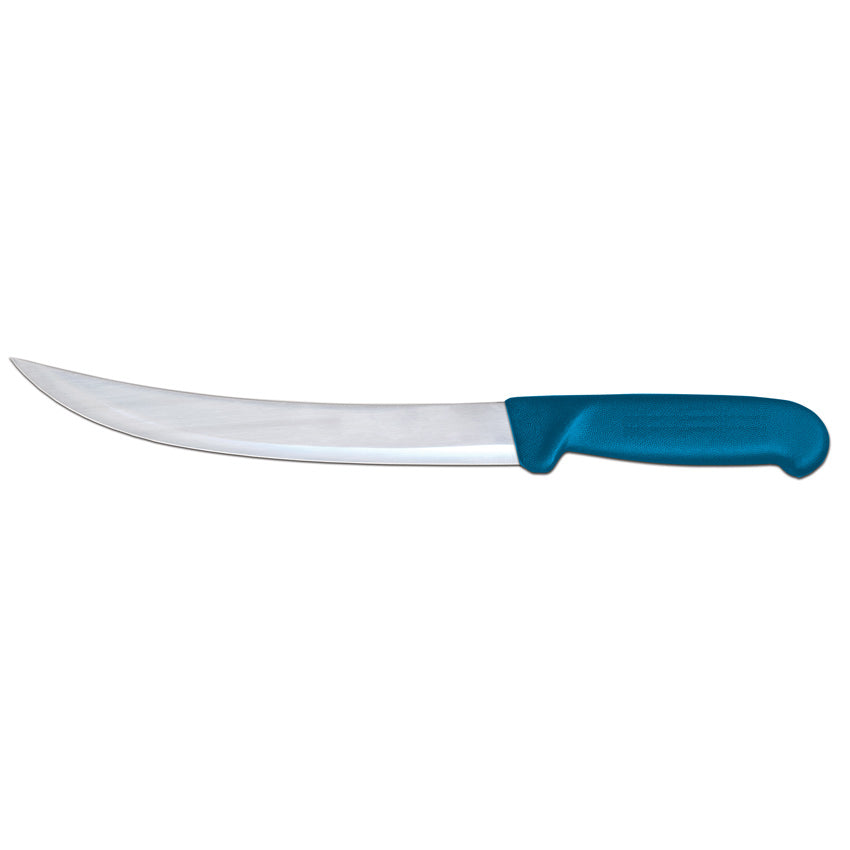 Omcan 12315 8-inch Breaking Knife with Blue Polypropylene Handle