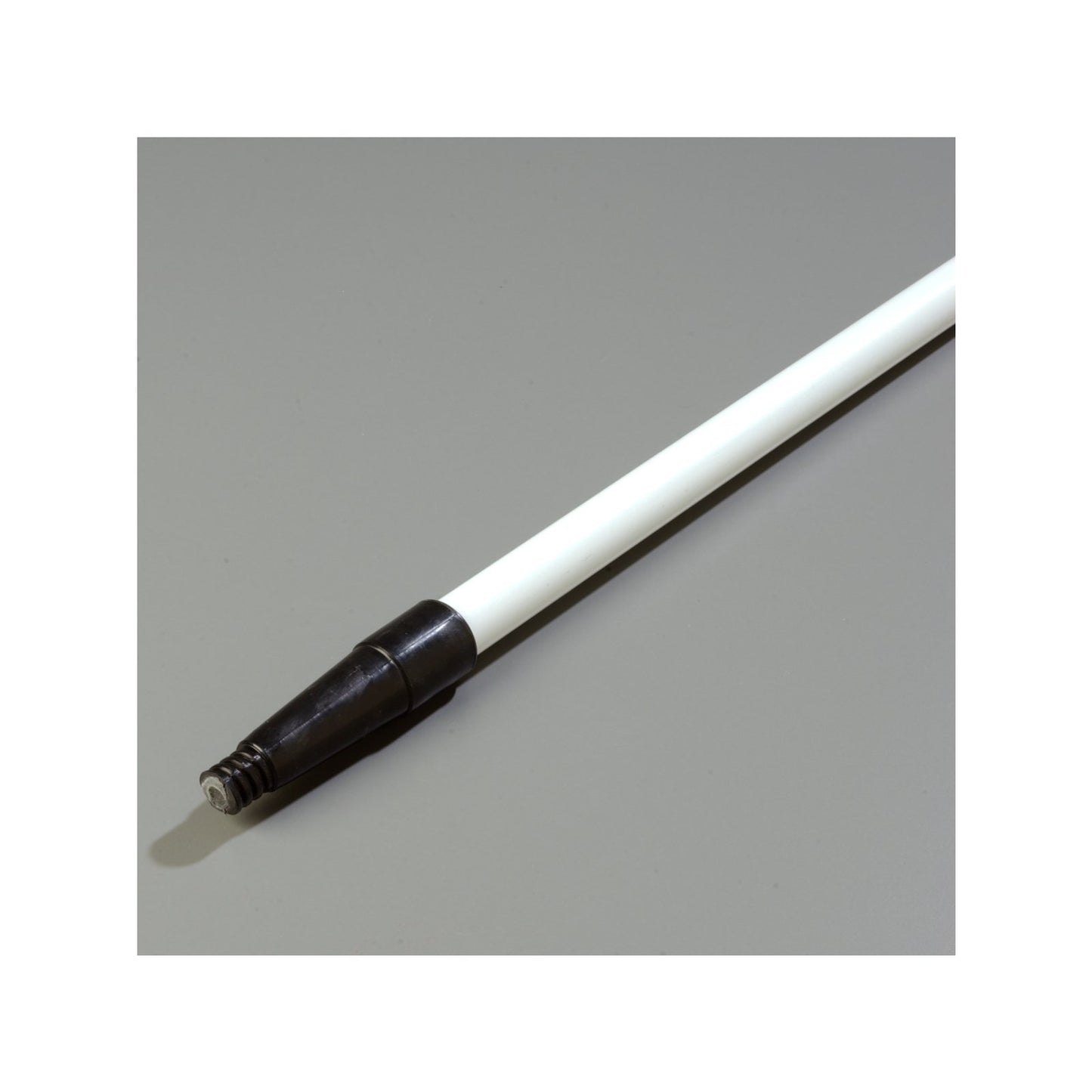 Carlisle 4022002 60" White Fiberglass Sparta Spectrum Tapered/Threaded Handle