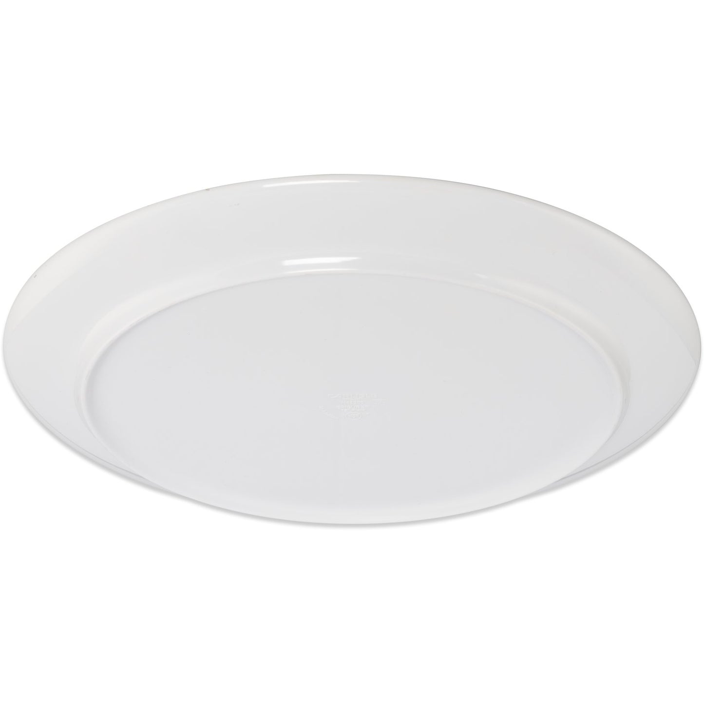 Carlisle 4380002 12" White Epicure Melamine Buffet Pizza Plate