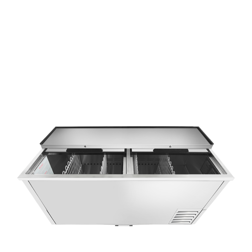 Atosa MBC65GR 16.4 cu. ft. 65" Stainless Steel Exterior Bottle Cooler