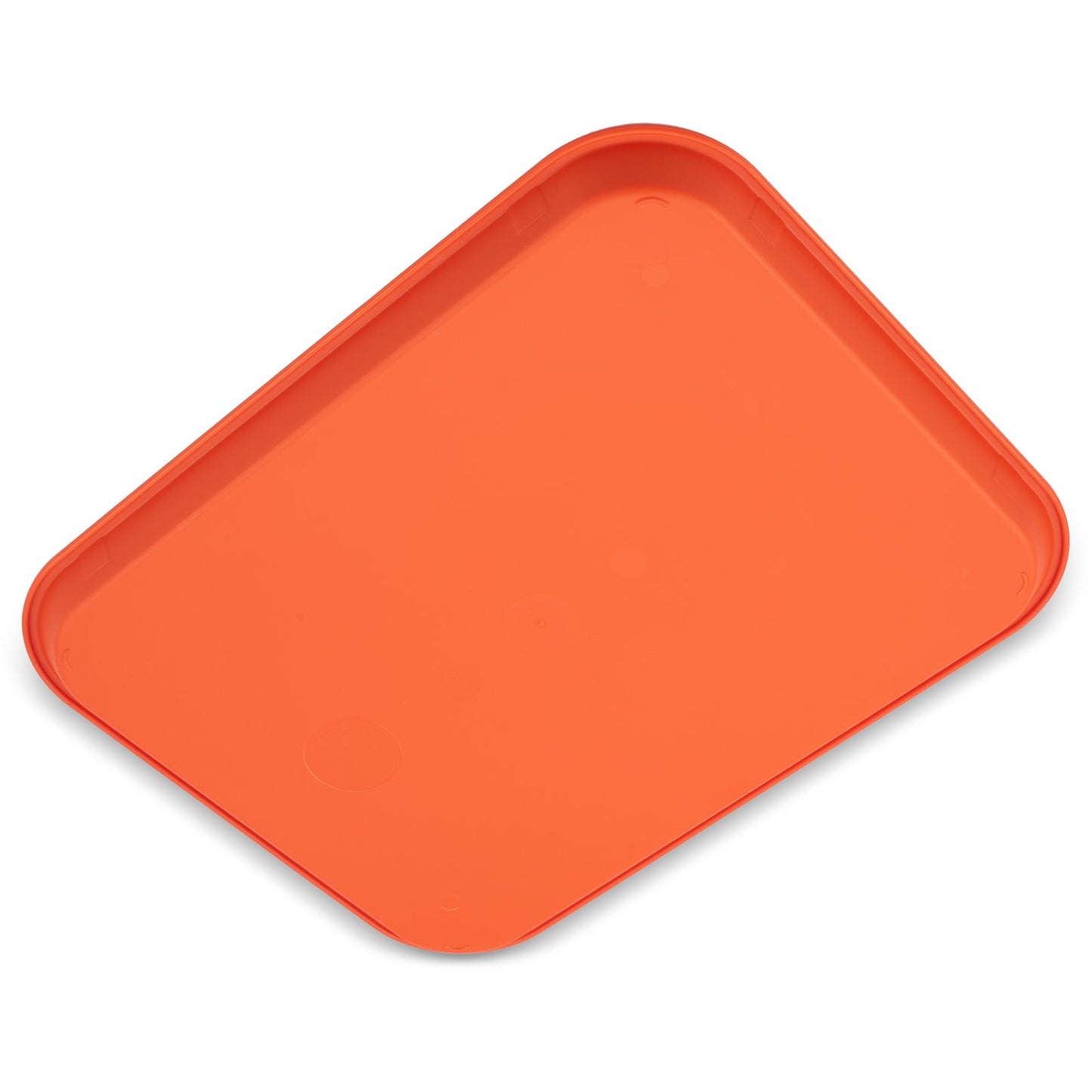 Carlisle CT141824 14" x 18" Orange Cafe Fast Food Cafeteria Tray