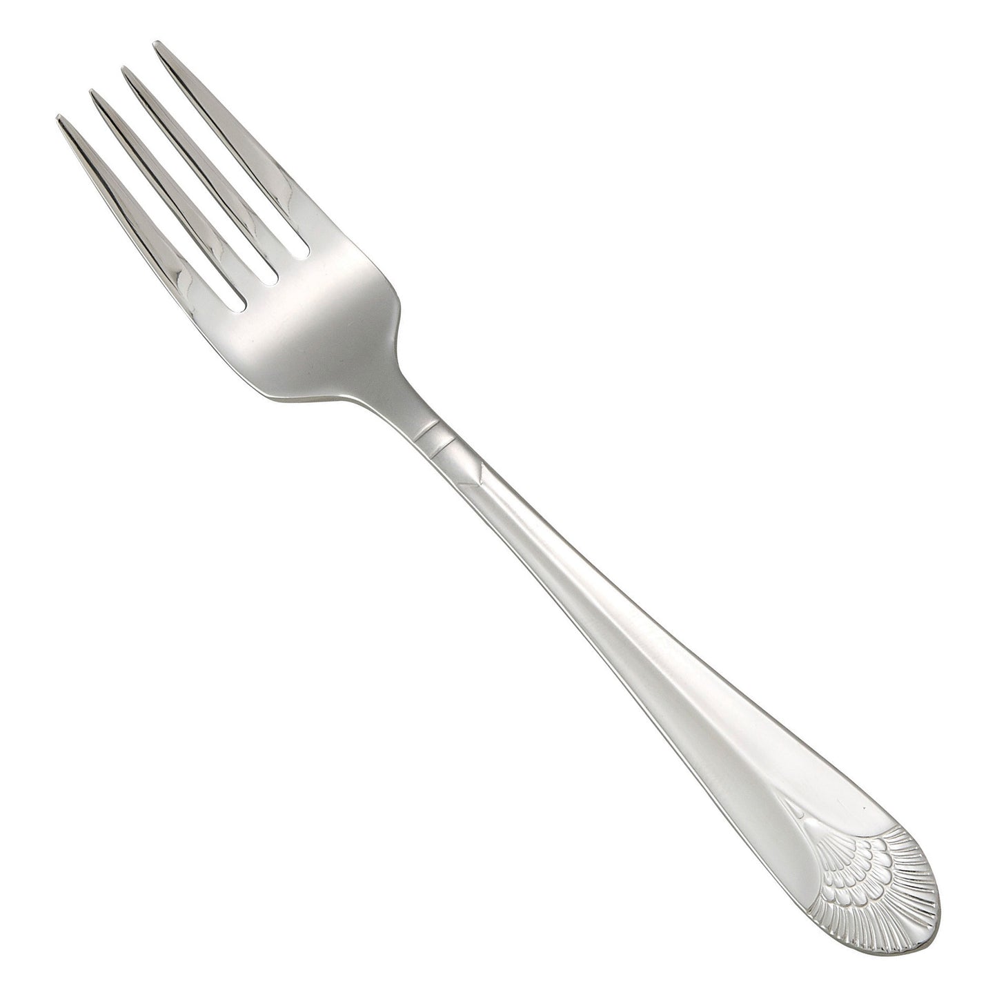 Winco 0031-06 Peacock Salad Fork, 18/8 Extra Heavyweight