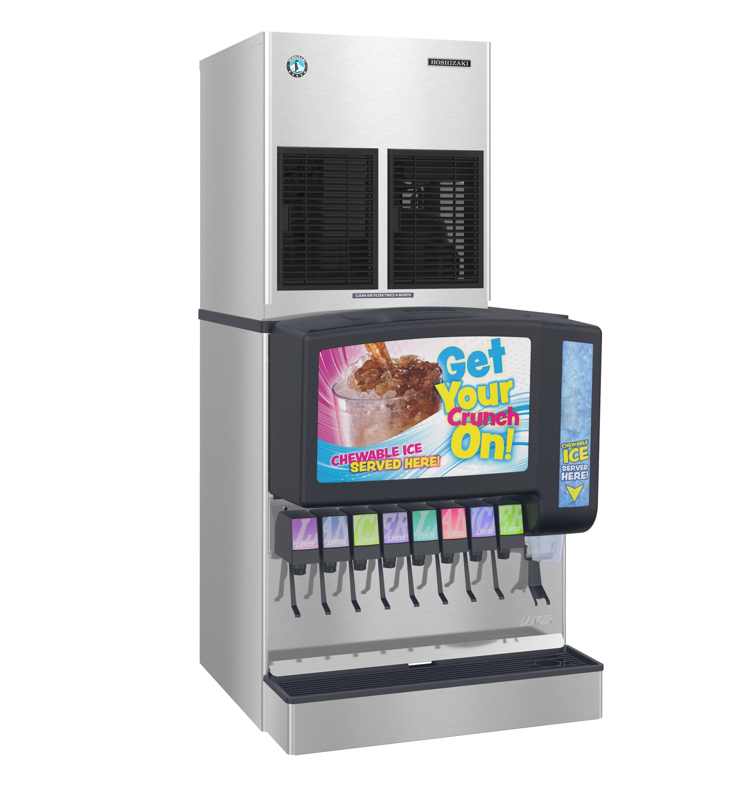 Hoshizaki FD-650MAJ-C Crescent Cuber Icemaker, Air-cooled, 50Hz Electrical