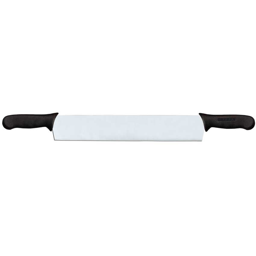 Omcan 17070 15 1/2-inch Cheese Knife with Black Double DR Handle
