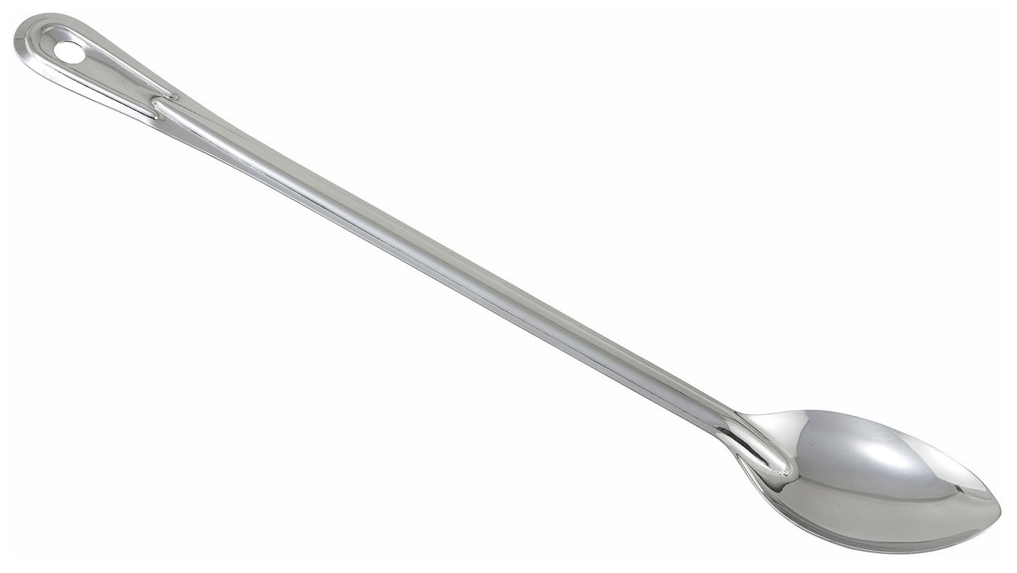 Winco BSON-18 18" Stainless Steel Solid Basting Spoon