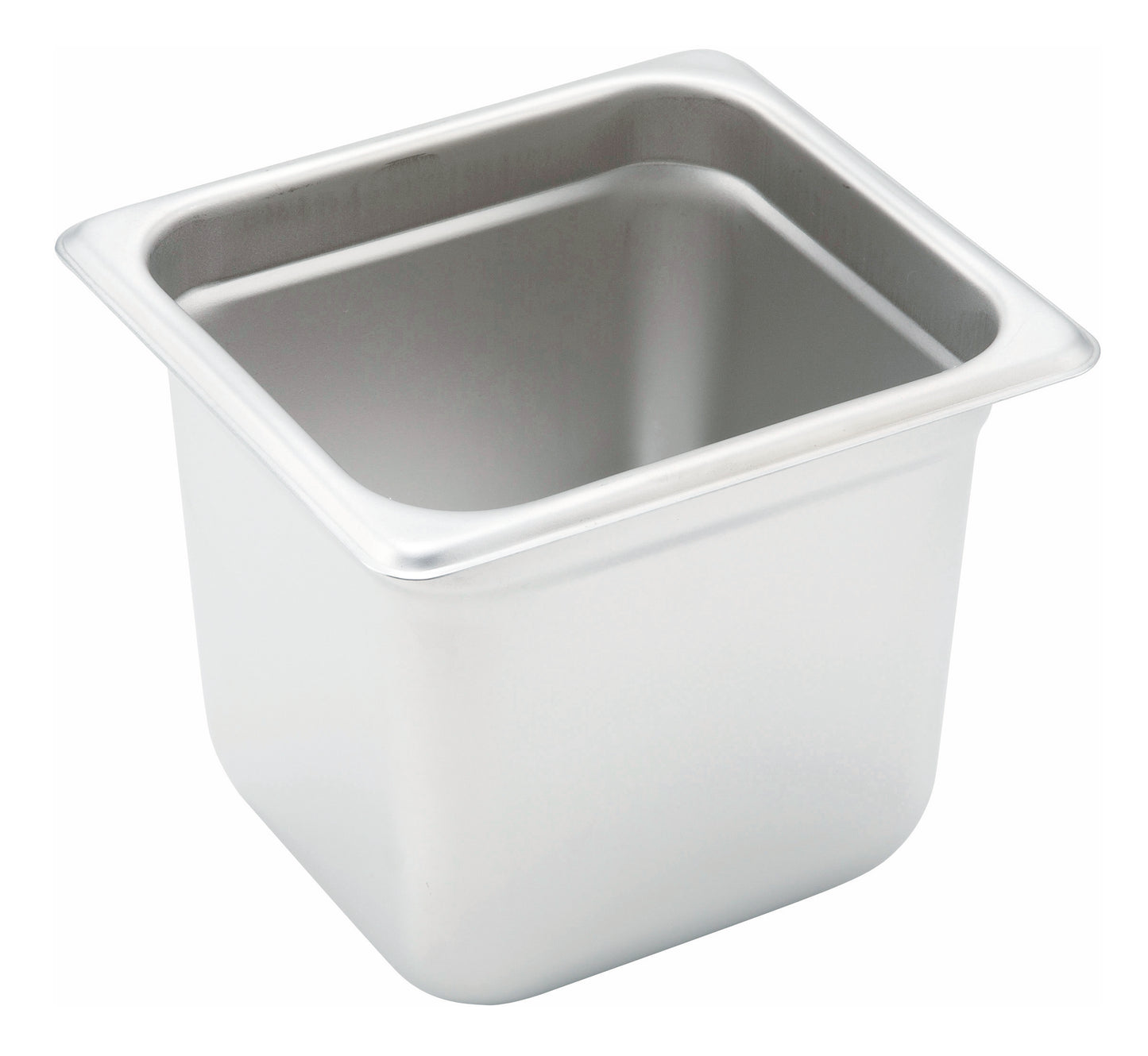 Winco SPJH-606 1/6 Size Stainless Steel Anti-jam Steam Pan, 6" Deep