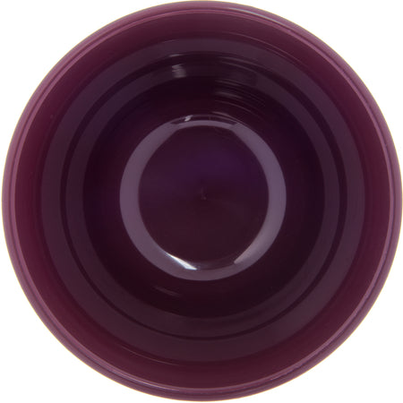 Carlisle DX320061 5 oz Cranberry Polypropylene Turnbury Insulated Pedestal Based Bowl (48/cs)