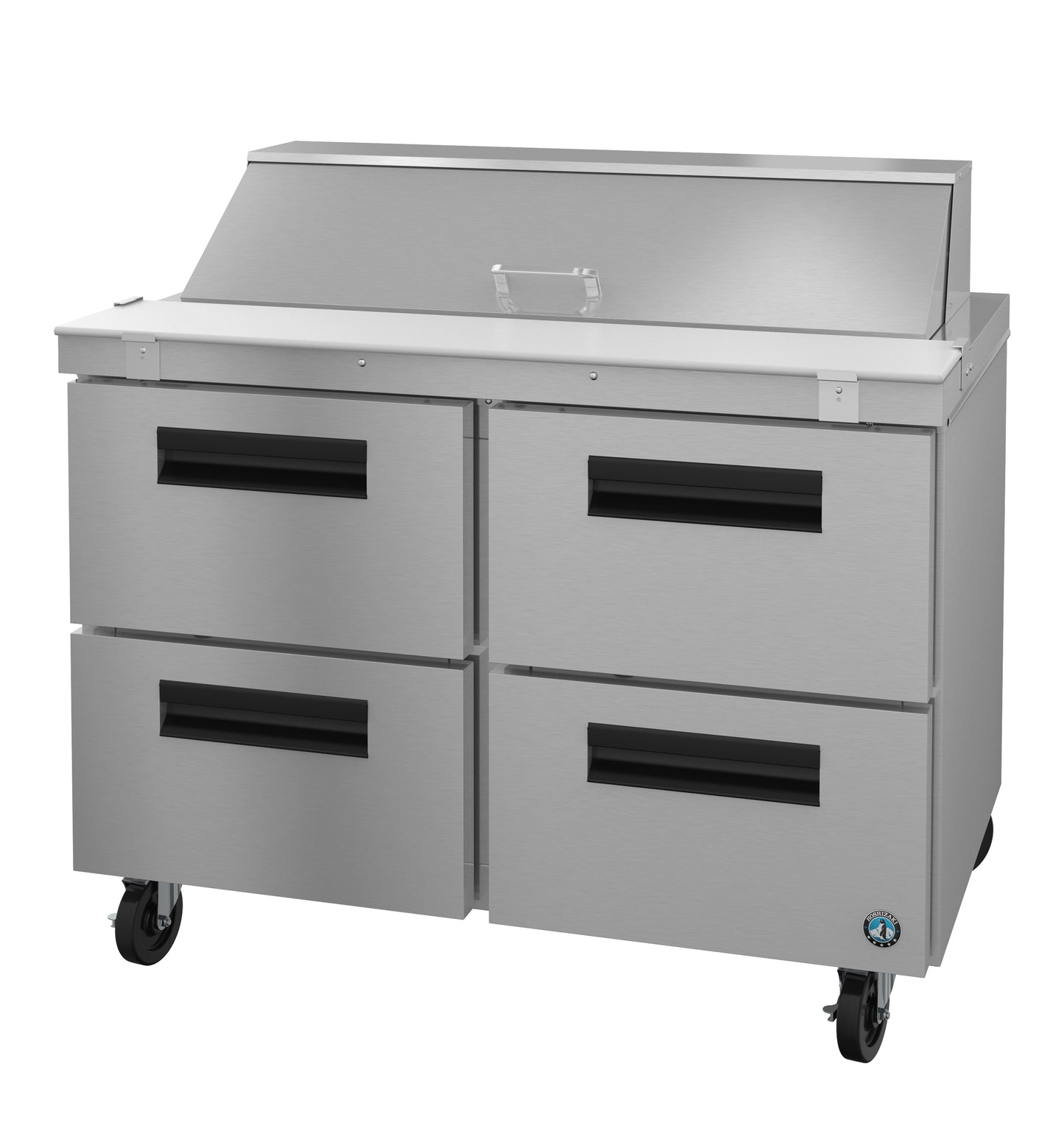Hoshizaki SR48B-12D4 Two Section Drawer/Door Combo Sandwich Prep Table Refrigerator