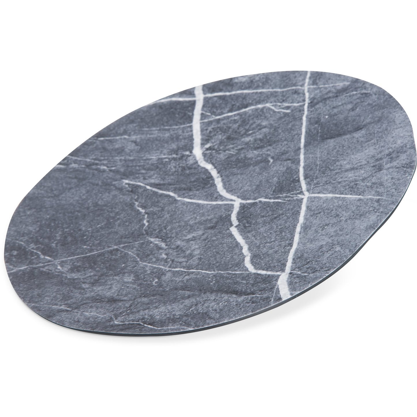 Carlisle 5310472 9" Soapstone Ridge Melamine Rimless Plate