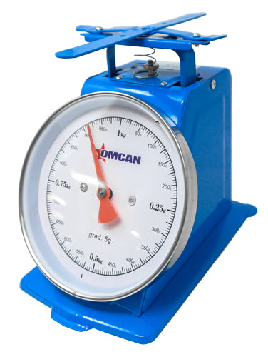 Omcan 46752 Dial Spring Scale with Stainless Steel Plate