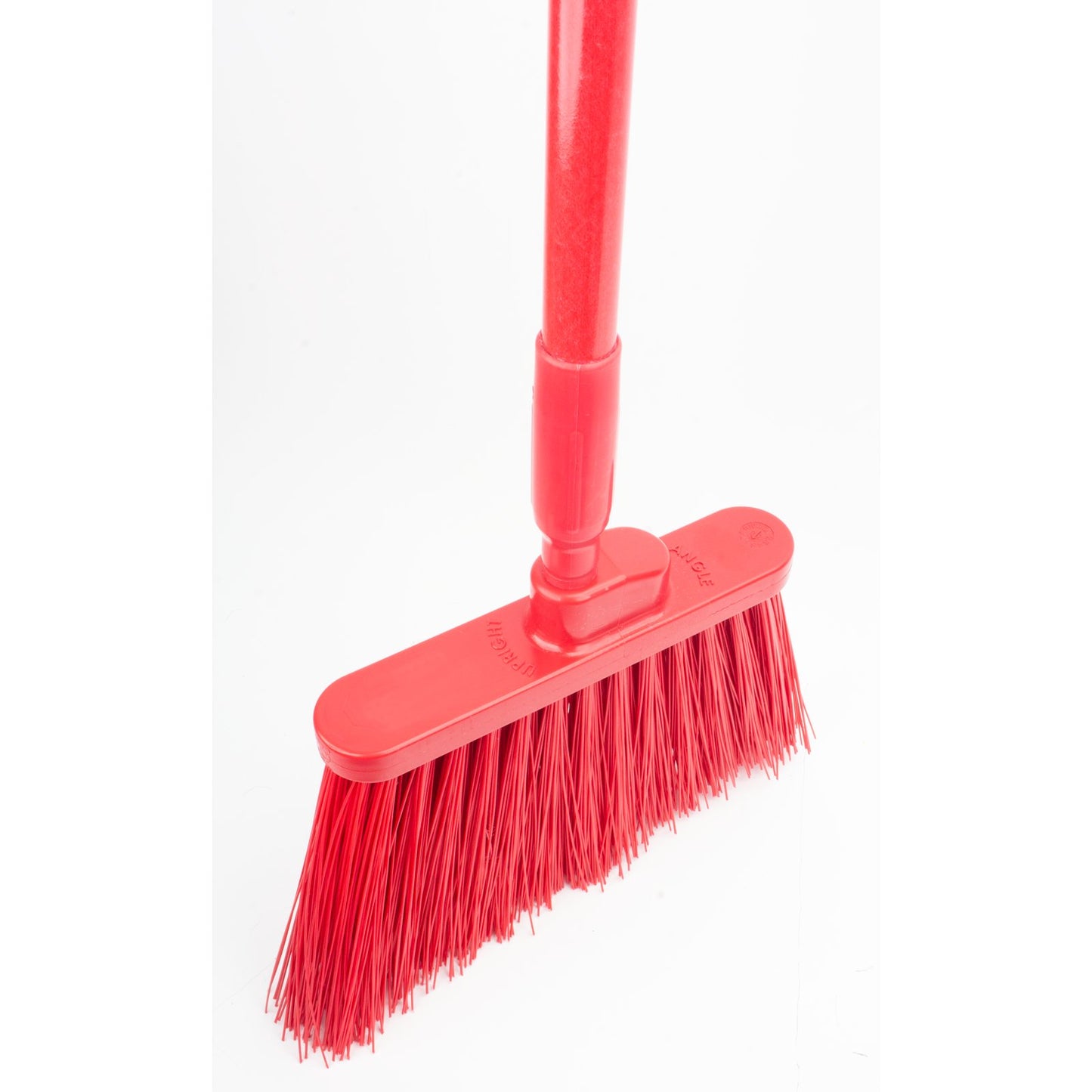 Carlisle 41083EC05 56" Red Color Coded Duo-Sweep Unflagged Angle Broom