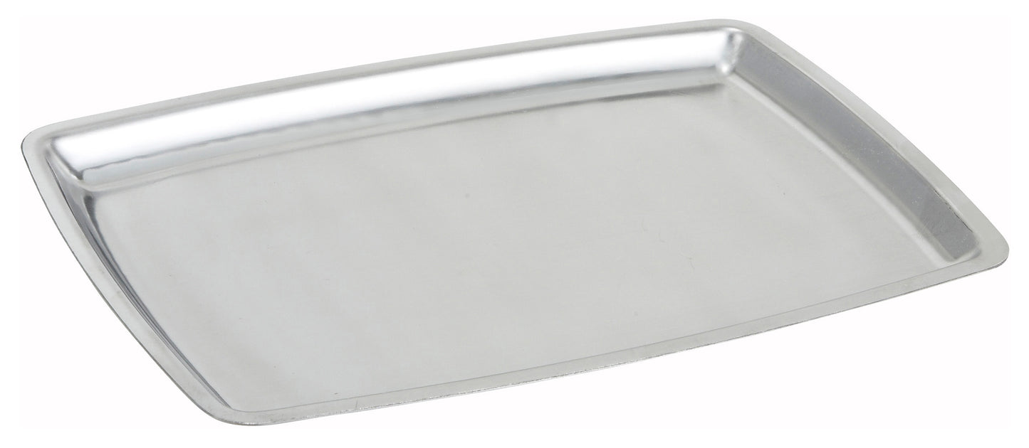 Winco SIZ-11B 11" x 7" Stainless Steel Sizzle Platter