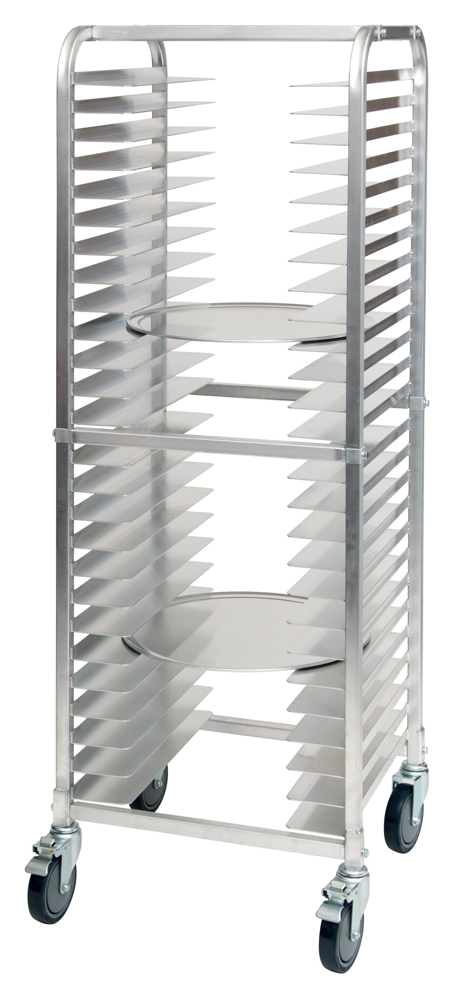 Winco ALPR-26BK 26-Tier Aluminum Pizza Pan Rack