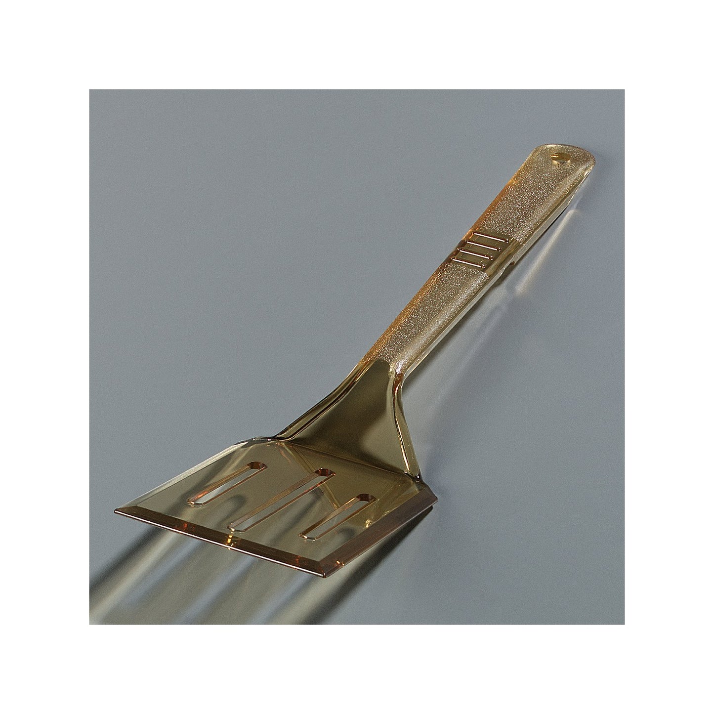 Carlisle 490013 13-1/2" Amber High Heat Plastic Slotted Turner