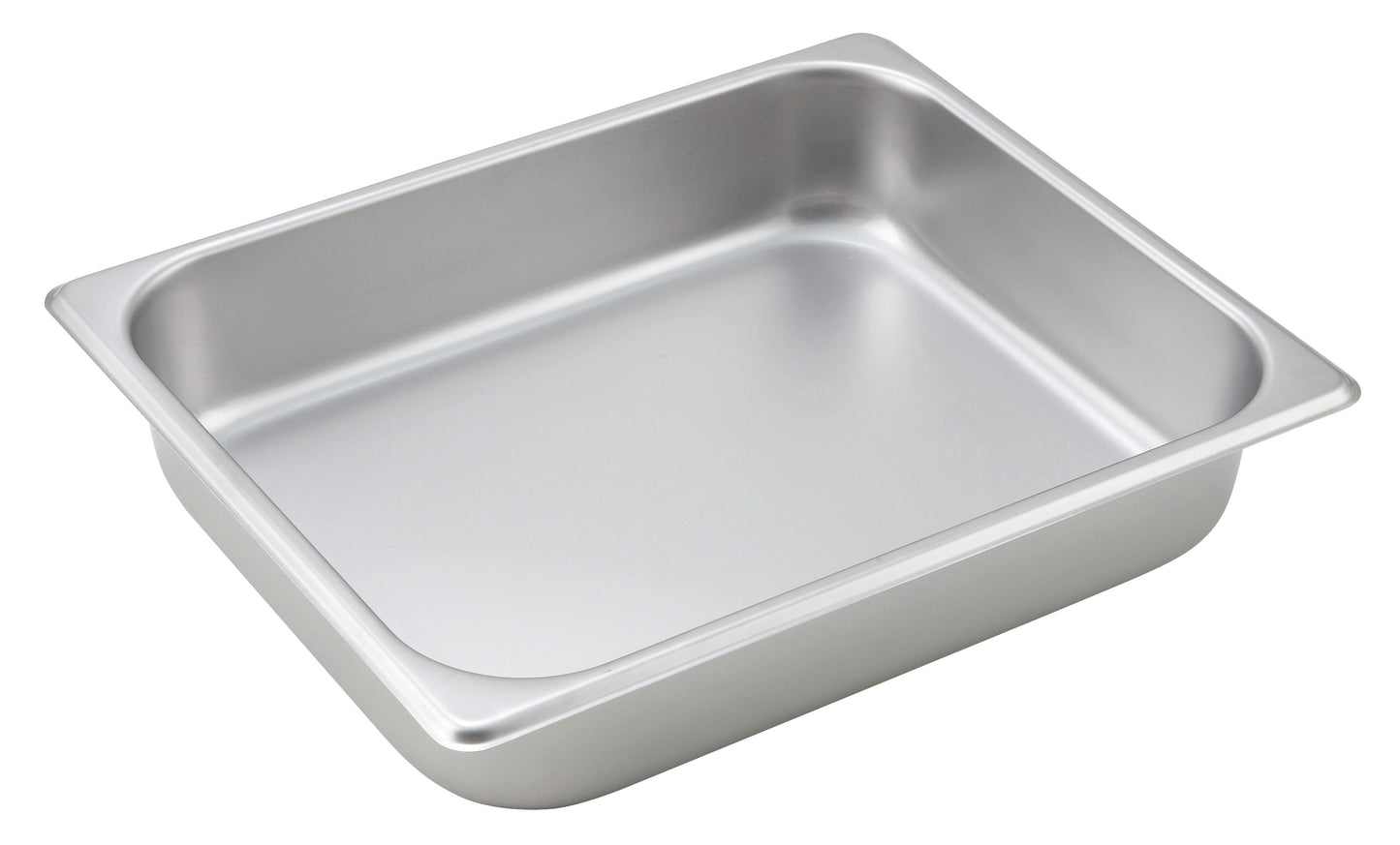 Winco SPH2 Half-size Stainless Steel Straight-sided Steam Pan, 2-1/2" Deep