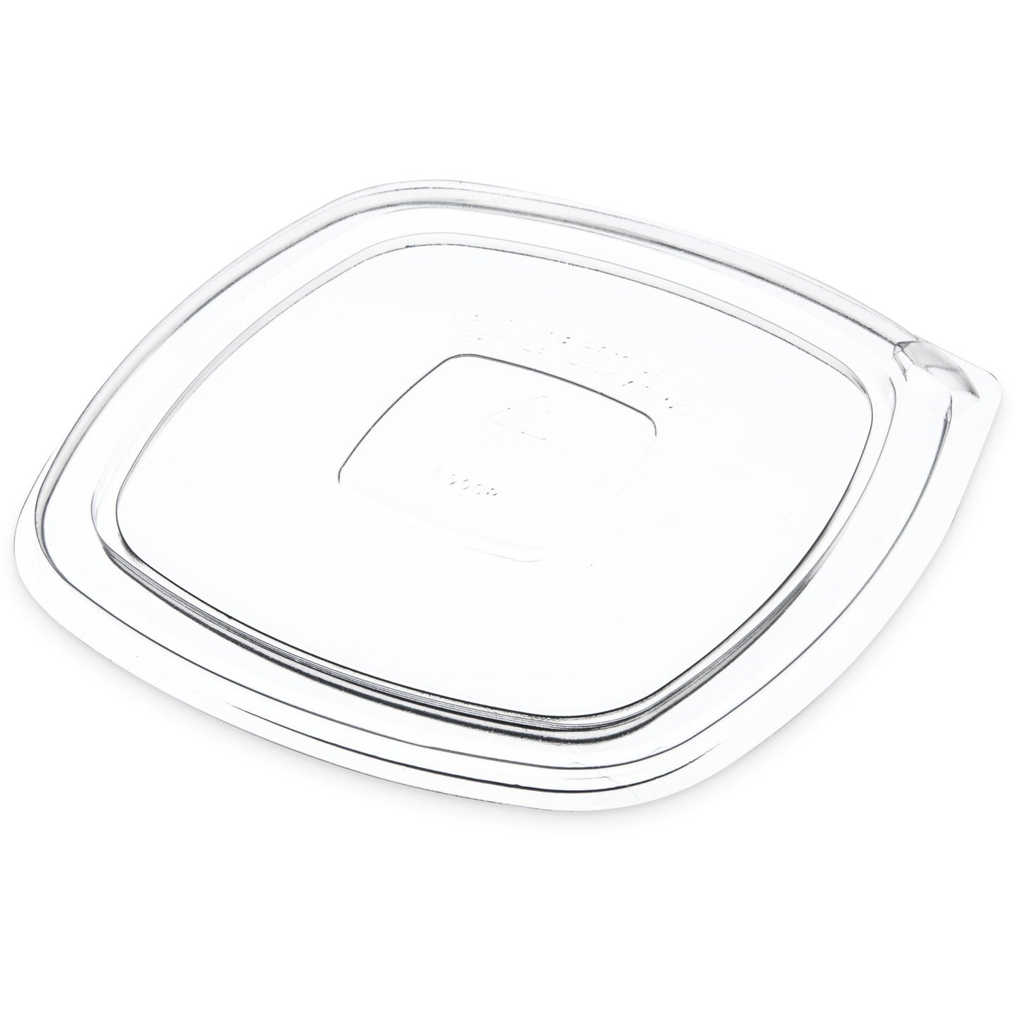 Proex DXL500PCLR Clear Flat Lid for Square Side Dish (500/cs)
