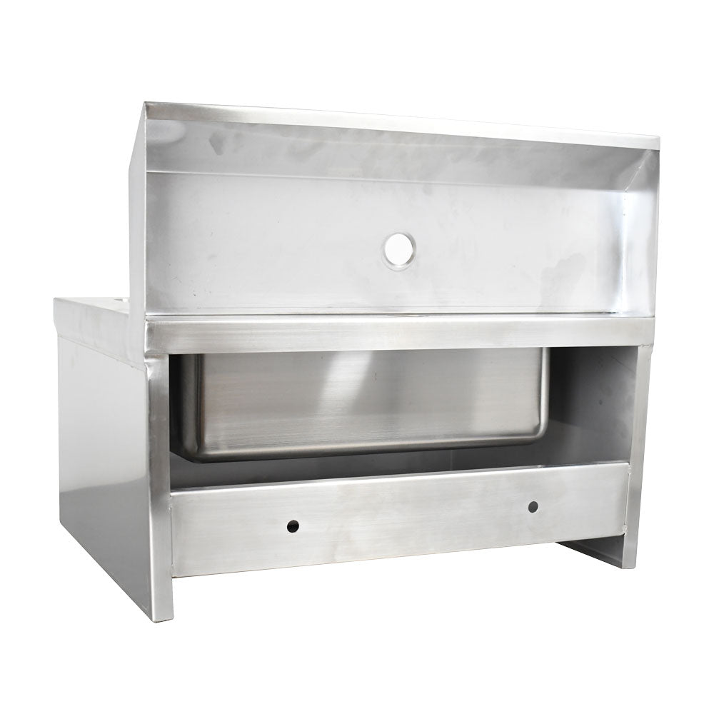 Omcan 46583 Stainless Steel Fabricated Hand Sink For Knee Valve