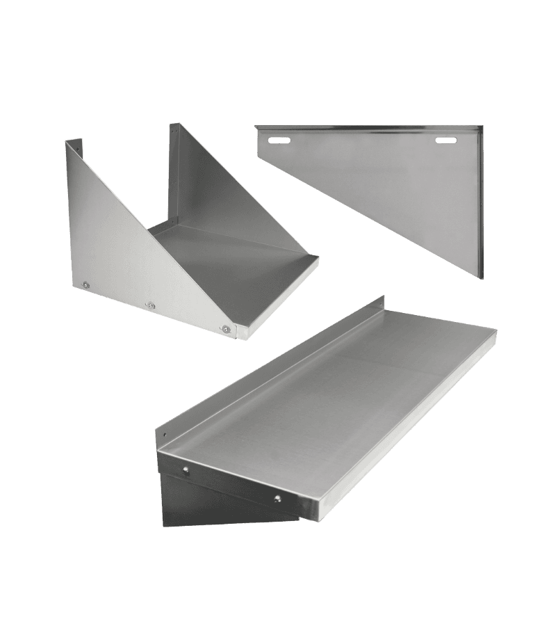 Thorinox TMWS-2424-SS 24" x 24" Microwave Wall Shelf