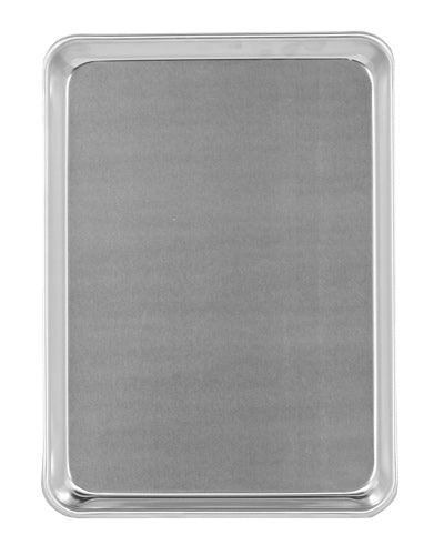 Omcan 44255 9.5" x 13" Aluminum 20-Gauge Tray
