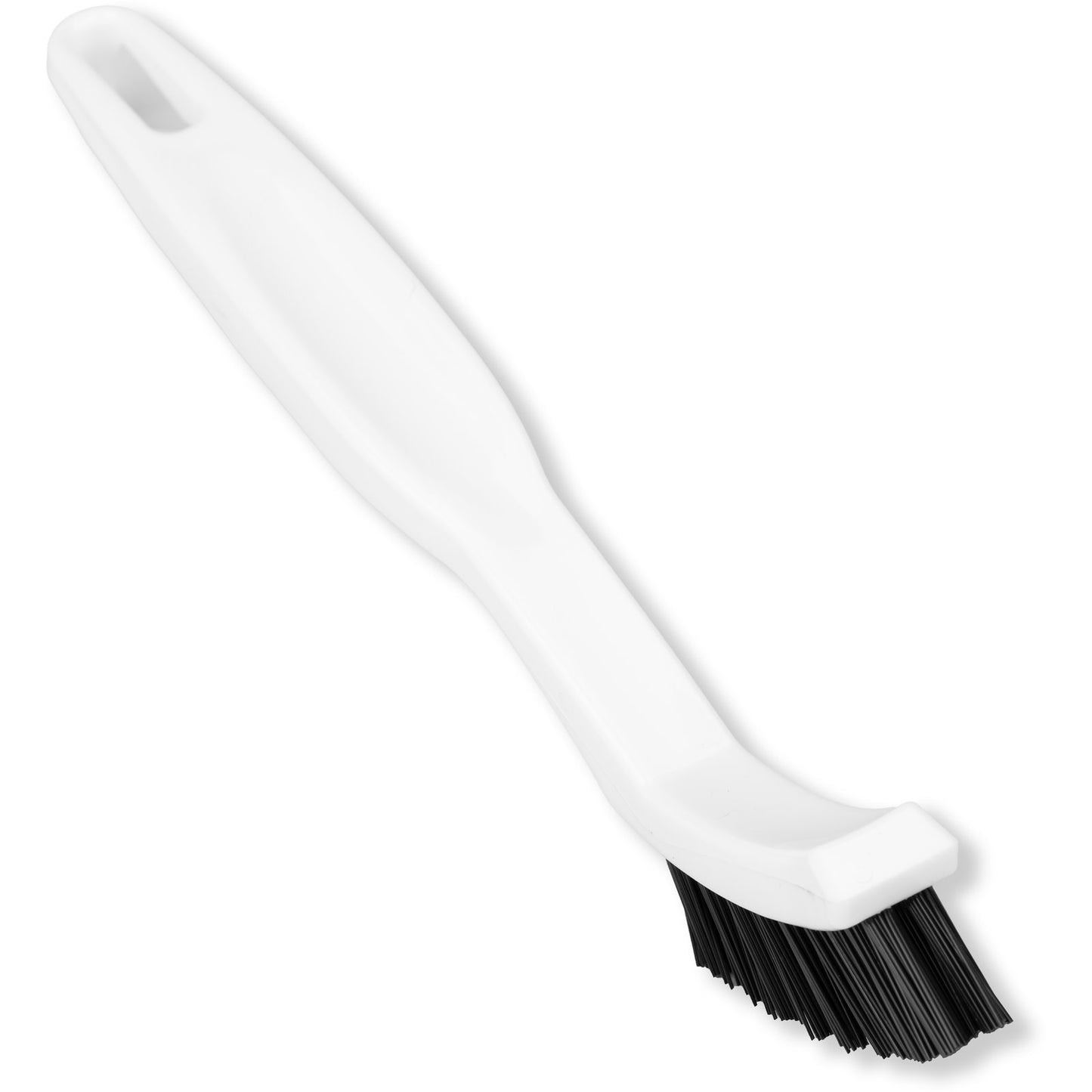 Carlisle 36535103 8" White Nylon Flo-Pac Grout Brush With Black Bristle