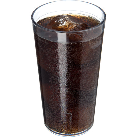 Carlisle 5216-207 16 oz Clear SAN Stackable Plastic Tumbler