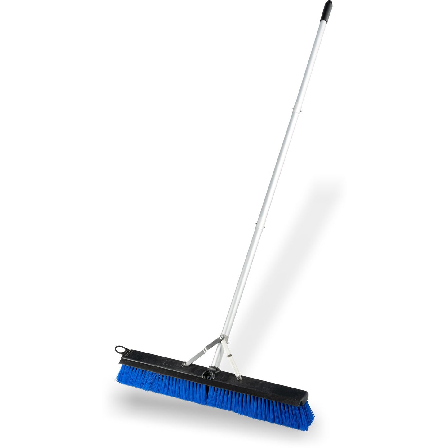 Carlisle 3621962414 24" Blue Complete Floor Sweep and 60" Handle with Squeegee