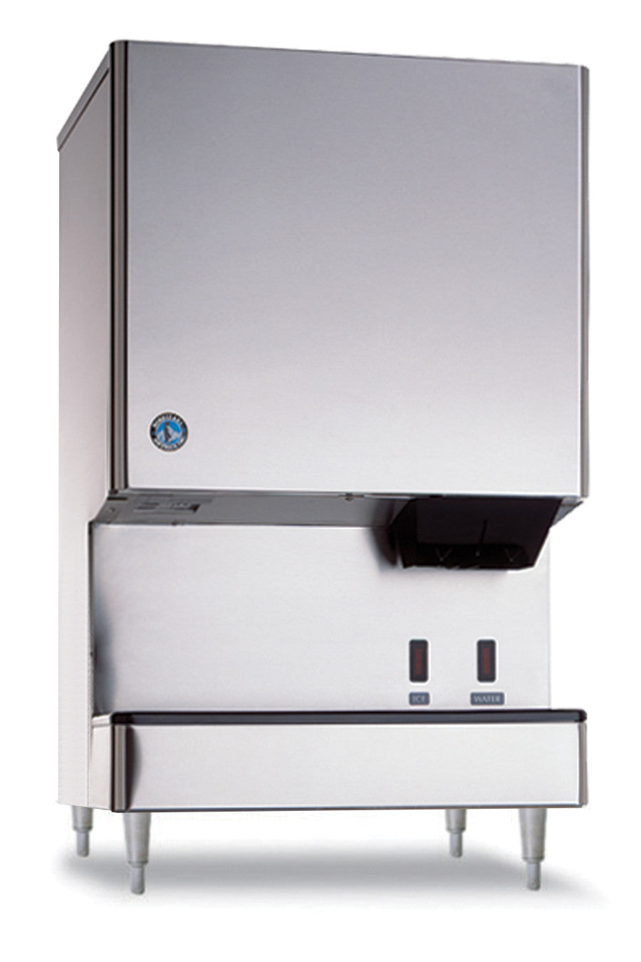 Hoshizaki DCM-500BWH-OS Cubelet Icemaker, Water-cooled, Hands Free Dispenser, Built in Storage Bin