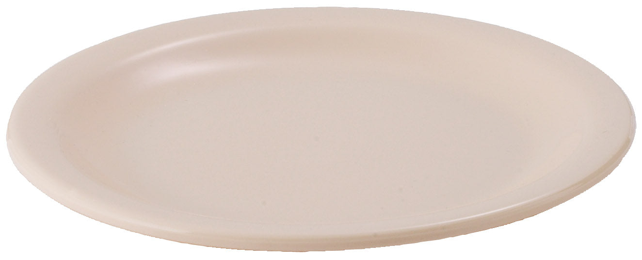 Winco MMPR-5 5-1/2" Tan Melamine Plates