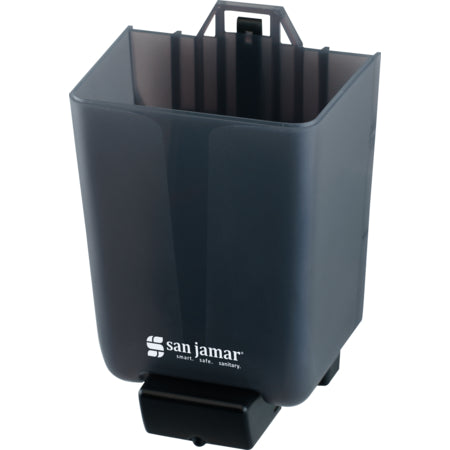San Jamar SN46TBK 46 oz Black Pearl Manual ABS Wall Mounted Classic Liquid/Lotion Refillable Soap Dispenser