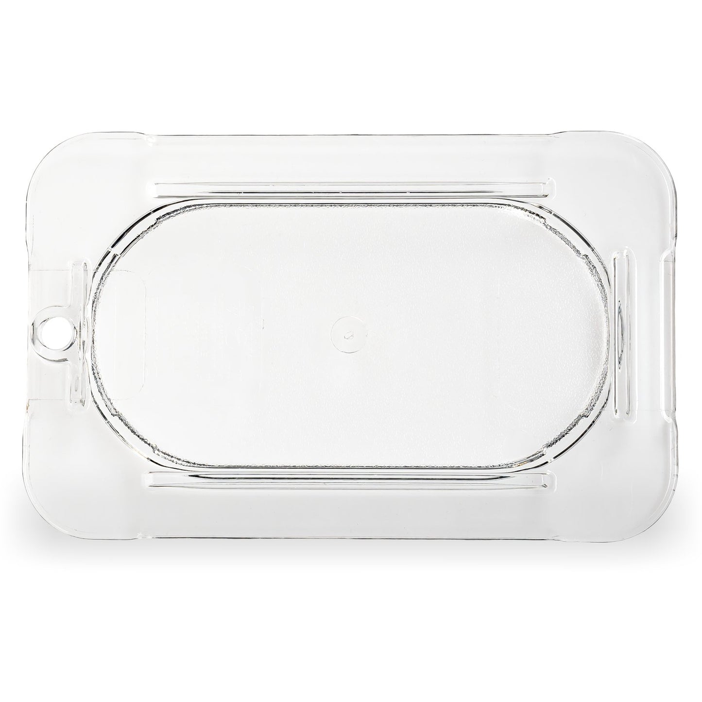 Carlisle 10336U07 1/9 Size Clear Polycarbonate StorPlus Flat Universal Lid