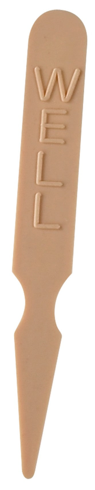Winco PSM-W Tan Steak Markers, Well (1000pcs/bag)