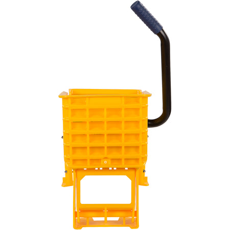 Carlisle 36908W04 26 and 35 Qt Yellow Polypropylene Commercial Mop Bucket Side-Press Wringer