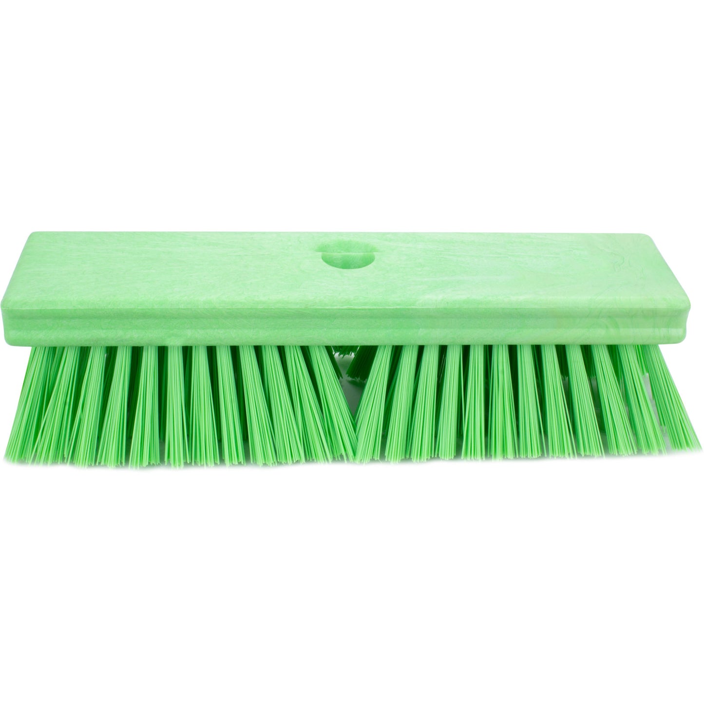 Carlisle 41722EC75 10" Lime Sparta Color Coded Deck Scrub Brush