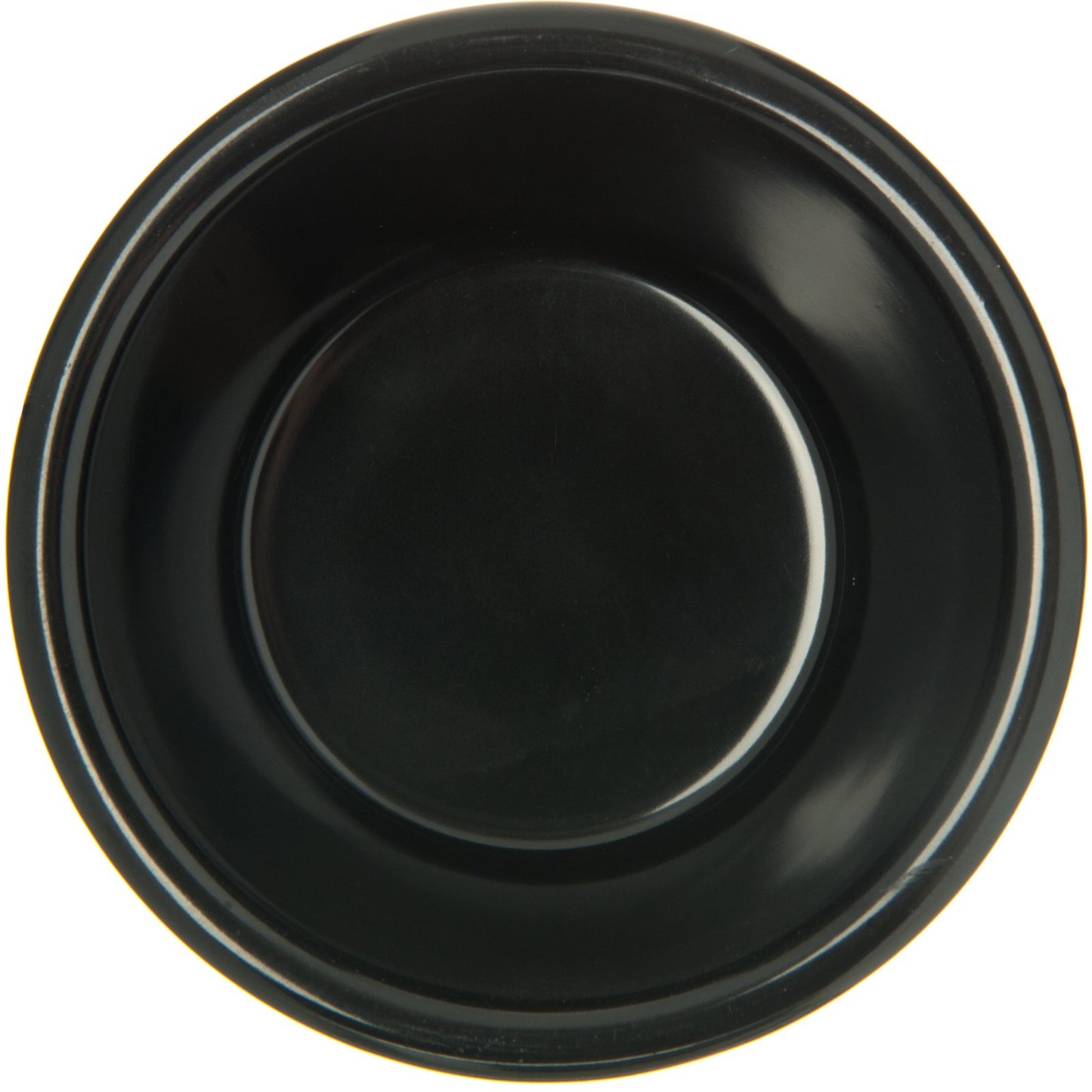 Carlisle S29103 4 oz Black Melamine Fluted Bowl Ramekin