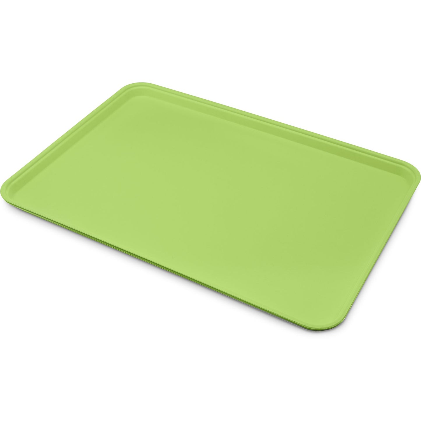 Carlisle 2618FGQ009 17.9" x 25.6" Lime Glasteel Tray Display/Bakery