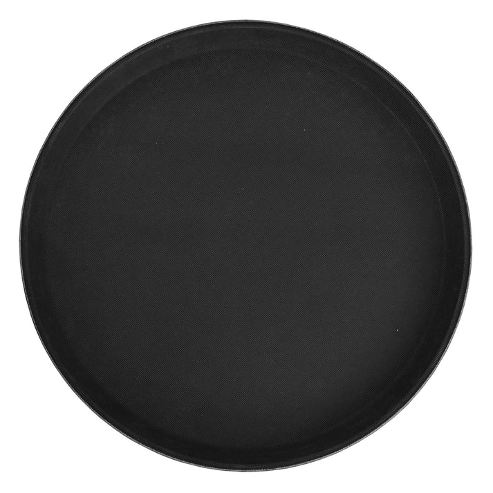 Winco TFG-14K 14" Black Premium Fiberglass Non-Slip Tray