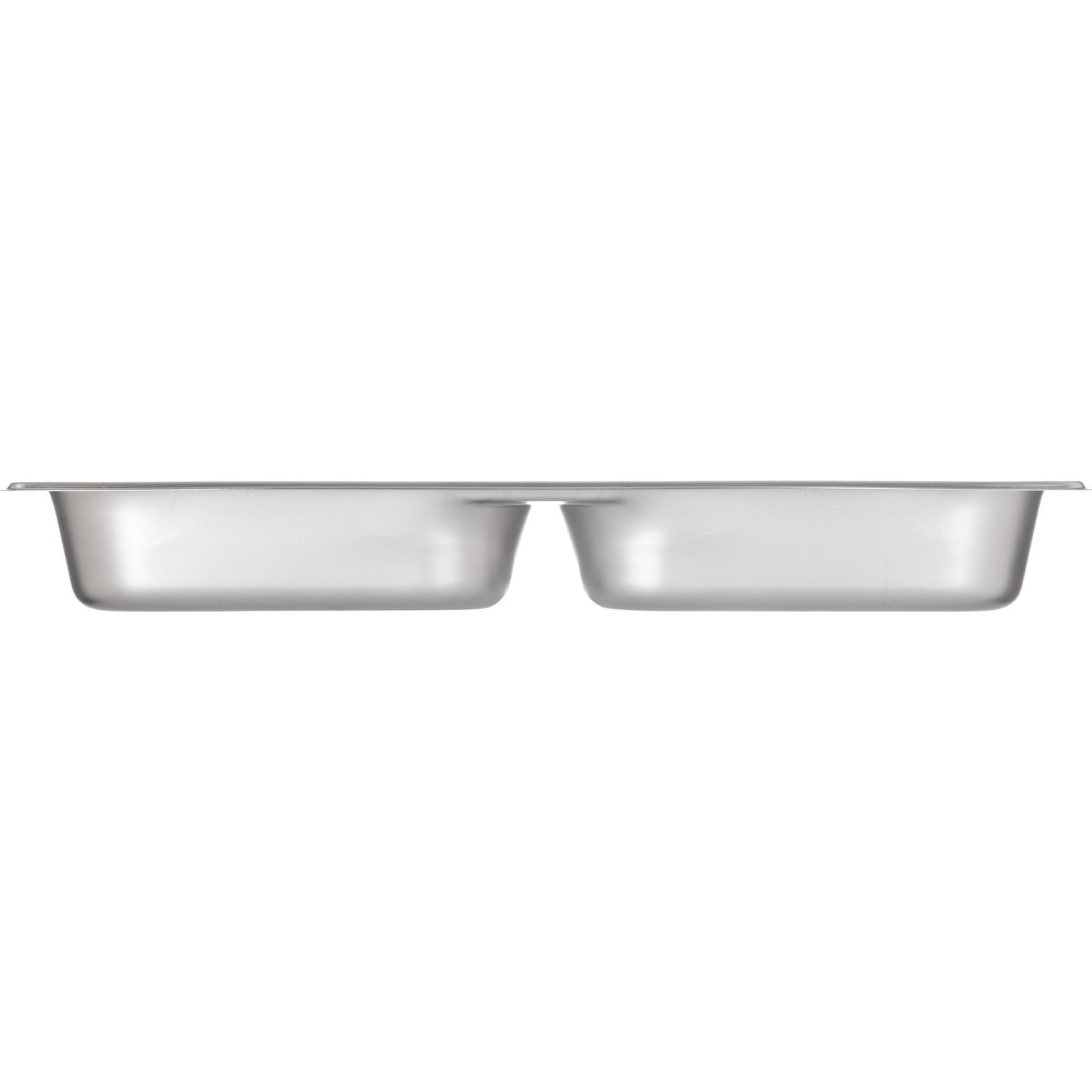 Carlisle 607002D Full-Size Stainless Steel DuraPan Divided Steam Table Hotel Pan, 2.5" Deep