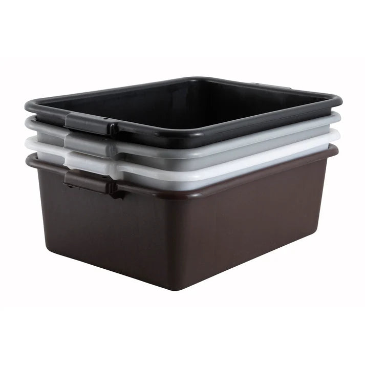 Winco PL-7G 7" Gray Dish Box
