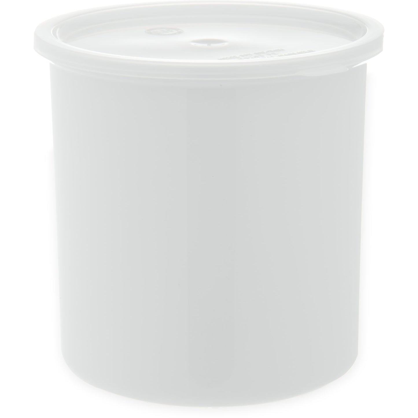 Carlisle 030202 2.7 Qt White Classic Crock with Lid
